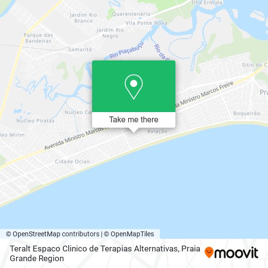 Teralt Espaco Clinico de Terapias Alternativas map