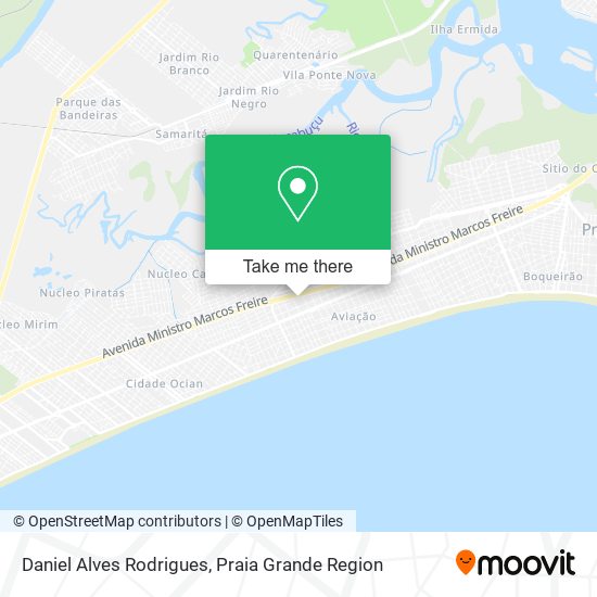 Daniel Alves Rodrigues map