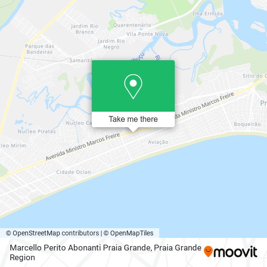 Mapa Marcello Perito Abonanti Praia Grande