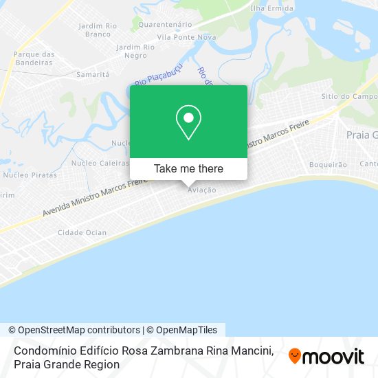 Mapa Condomínio Edifício Rosa Zambrana Rina Mancini