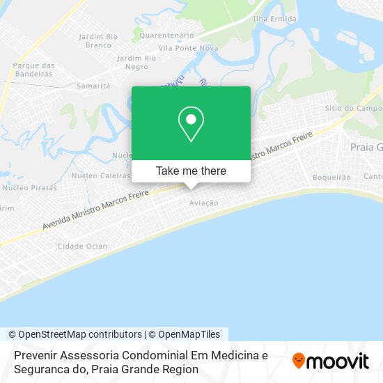 Prevenir Assessoria Condominial Em Medicina e Seguranca do map