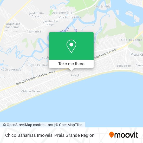 Mapa Chico Bahamas Imoveis