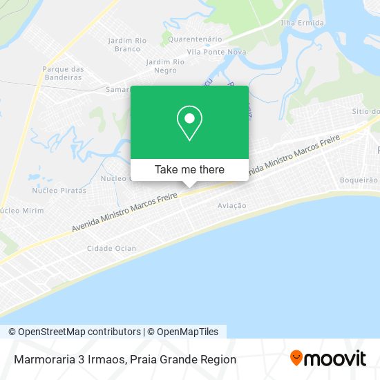 Marmoraria 3 Irmaos map