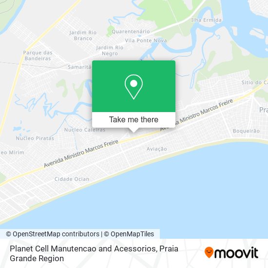 Planet Cell Manutencao and Acessorios map