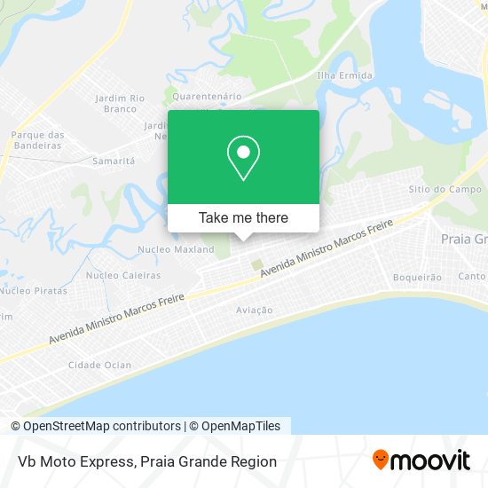 Vb Moto Express map