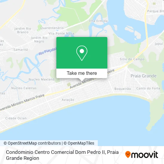 Condominio Centro Comercial Dom Pedro II map