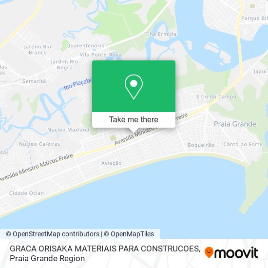 GRACA ORISAKA MATERIAIS PARA CONSTRUCOES map
