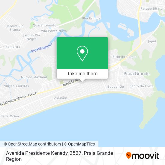 Mapa Avenida Presidente Kenedy, 2527