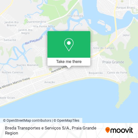 Breda Transportes e Serviços S / A. map