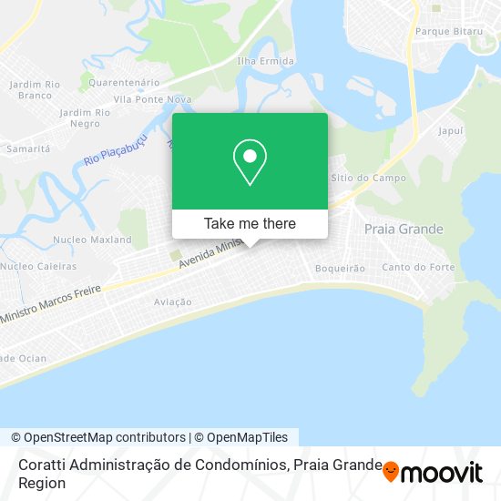 Mapa Coratti Administração de Condomínios