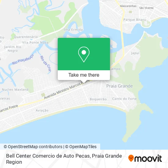 Bell Center Comercio de Auto Pecas map