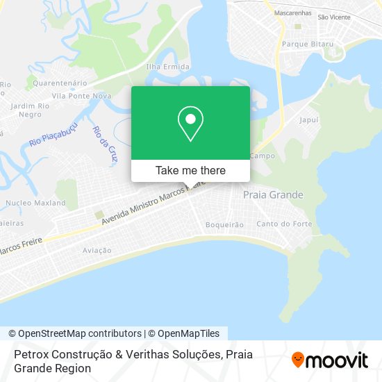 Mapa Petrox Construção & Verithas Soluções