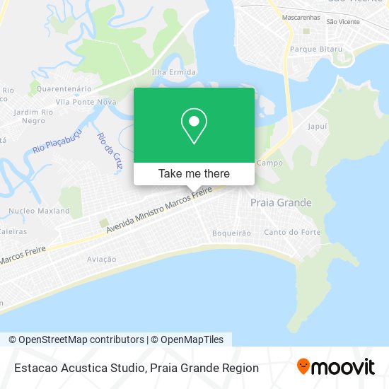 Estacao Acustica Studio map