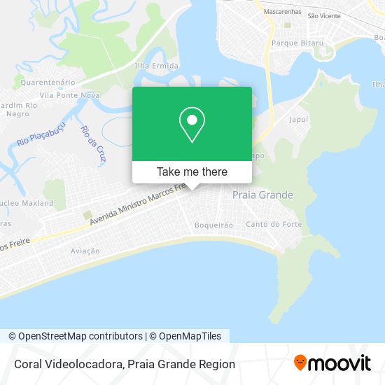 Coral Videolocadora map