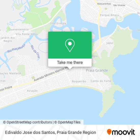 Edivaldo Jose dos Santos map
