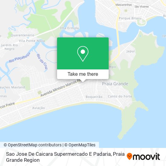 Mapa Sao Jose De Caicara Supermercado E Padaria