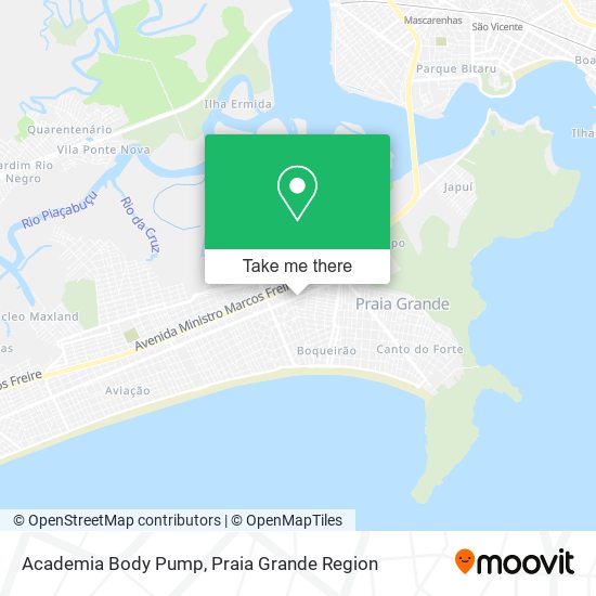 Mapa Academia Body Pump