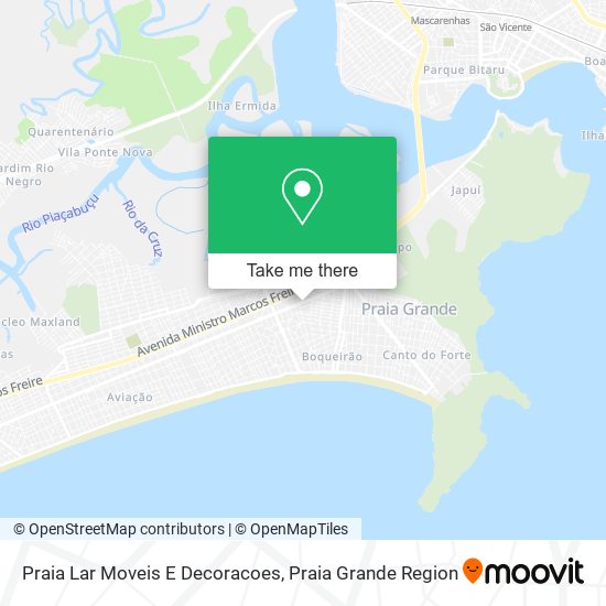 Praia Lar Moveis E Decoracoes map