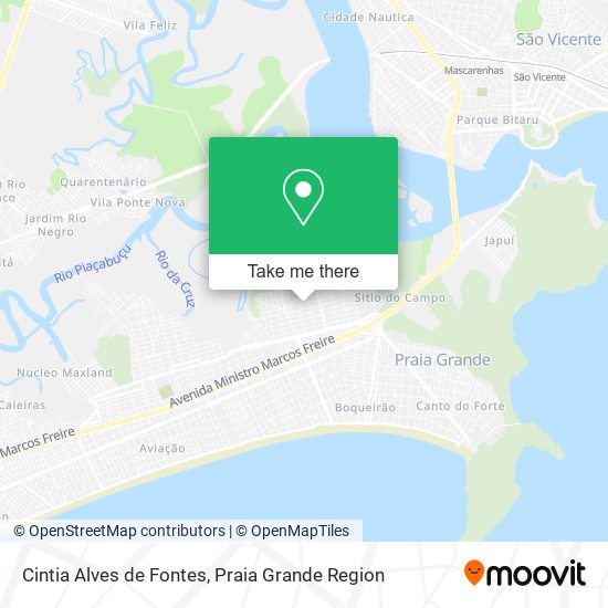 Mapa Cintia Alves de Fontes