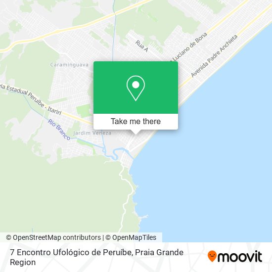 7 Encontro Ufológico de Peruíbe map