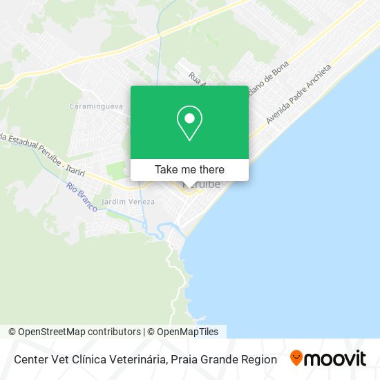 Center Vet Clínica Veterinária map