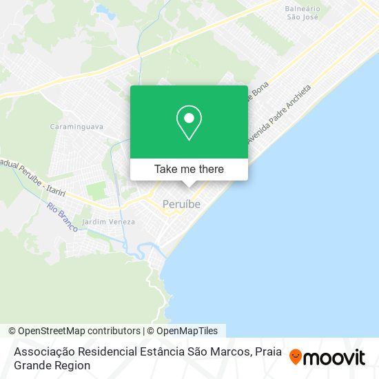 Associação Residencial Estância São Marcos map