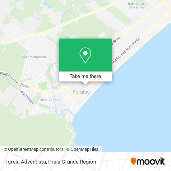 Igreja Adventista map