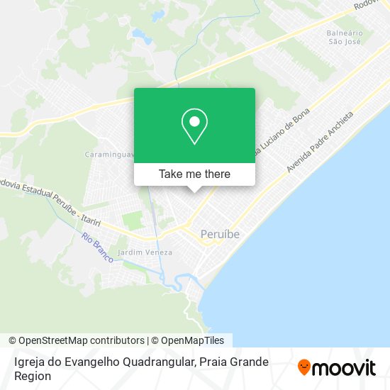 Igreja do Evangelho Quadrangular map
