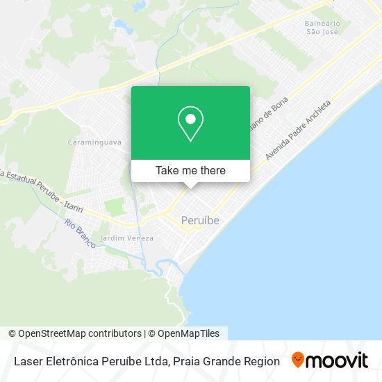 Laser Eletrônica Peruíbe Ltda map