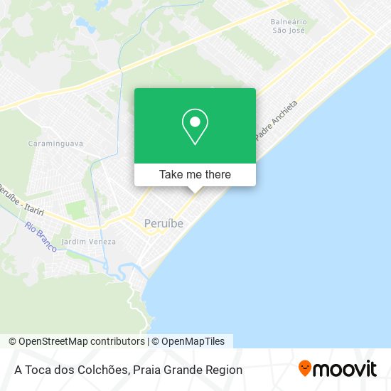 A Toca dos Colchões map