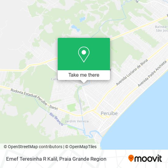 Emef Teresinha R Kalil map