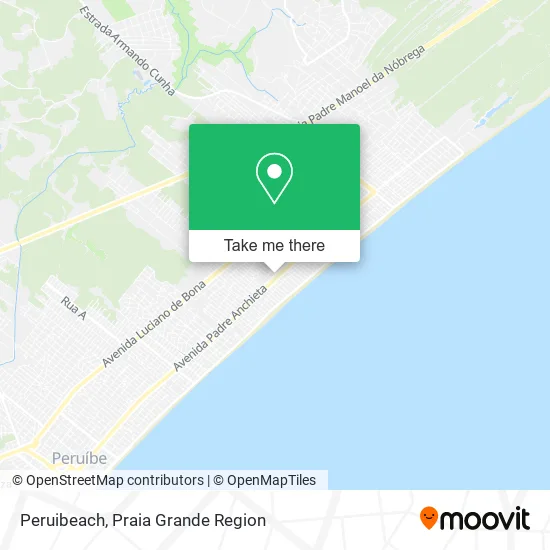 Peruibeach map