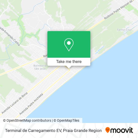 Terminal de Carregamento EV map