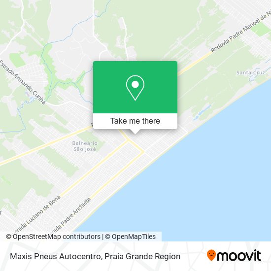 Maxis Pneus Autocentro map