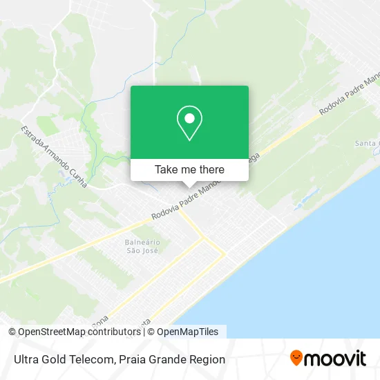 Ultra Gold Telecom map