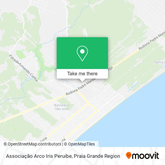 Associação Arco Iris Peruibe map