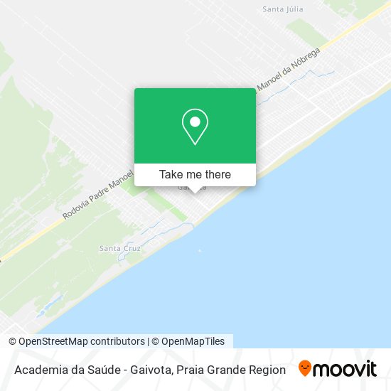 Academia da Saúde - Gaivota map