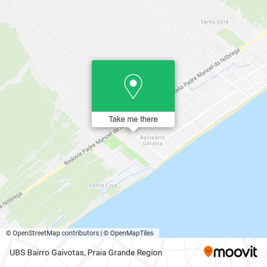 UBS Bairro Gaivotas map