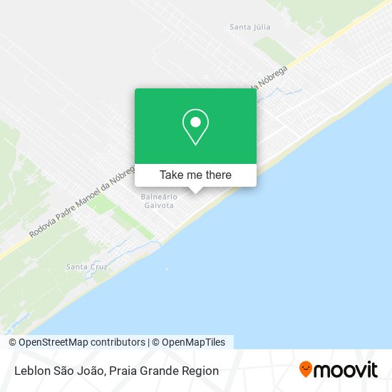 Leblon São João map