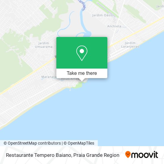 Restaurante Tempero Baiano map