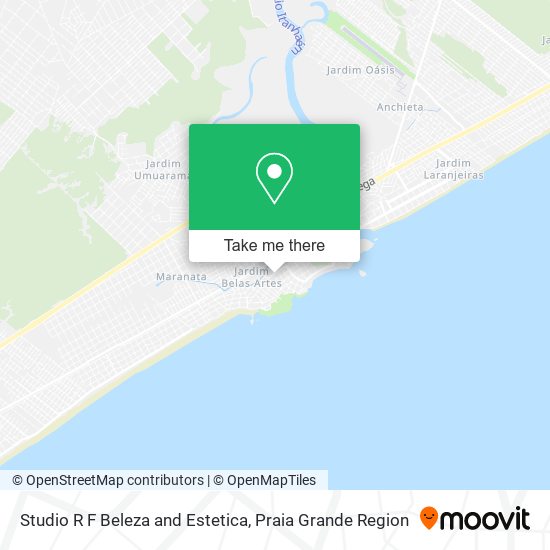 Studio R F Beleza and Estetica map