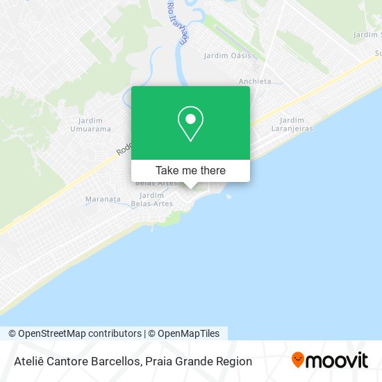 Ateliê Cantore Barcellos map