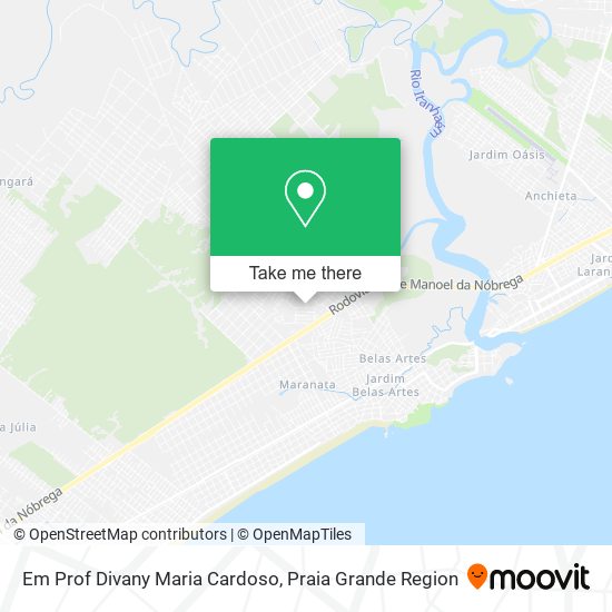 Em Prof Divany Maria Cardoso map