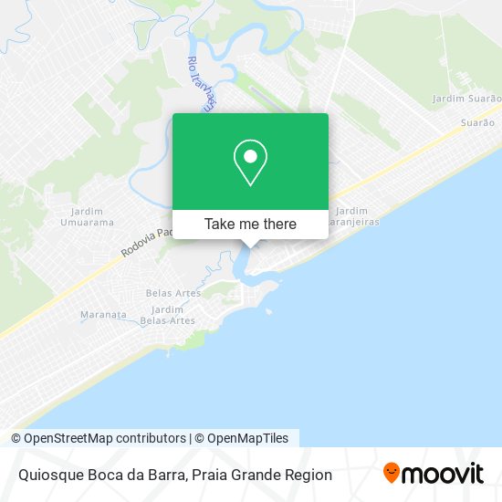 Quiosque Boca da Barra map