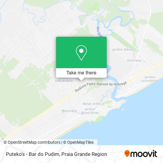 Puteko's - Bar do Pudim map