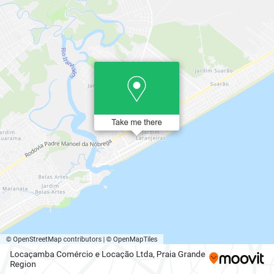Locaçamba Comércio e Locação Ltda map