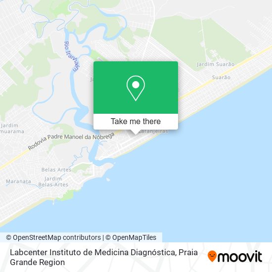 Labcenter Instituto de Medicina Diagnóstica map
