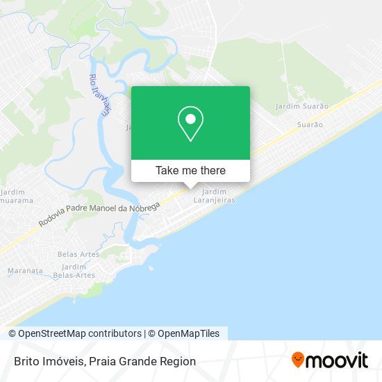 Brito Imóveis map