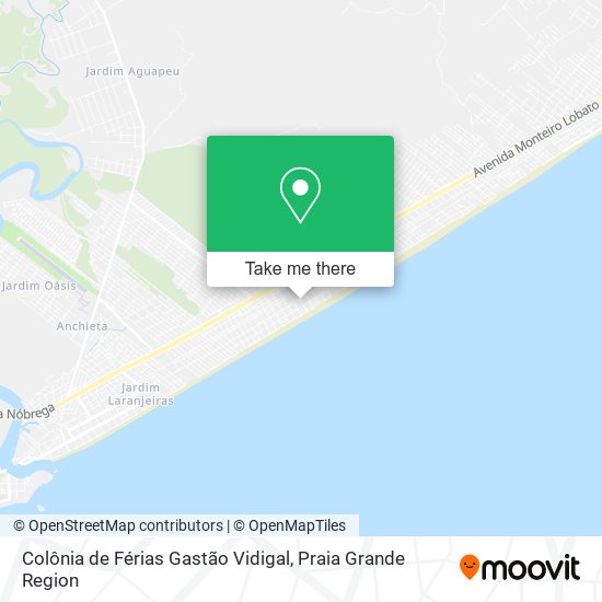 Colônia de Férias Gastão Vidigal map