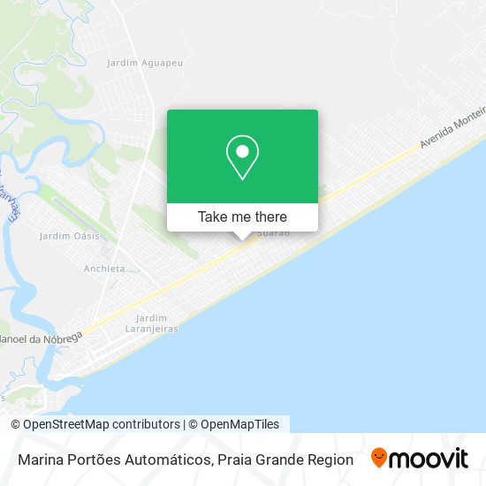 Marina Portões Automáticos map